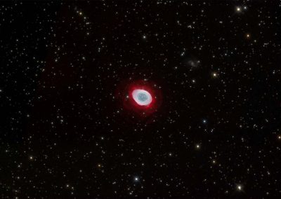 M57 Ring Nebula by S. Riley, 14.5" Imaging Dall Kirkham