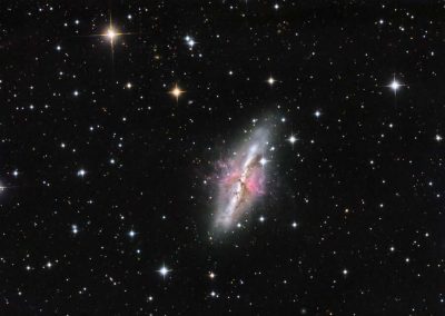 M82 Cigar Galaxy by D. Wilson, 17" Imaging Dall Kirkham, SBIG STXL 11002M